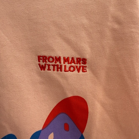 TFIOM The Future Is On Mars Men's Alien Smile T-Shirt Size Medium - Picture 9 of 10